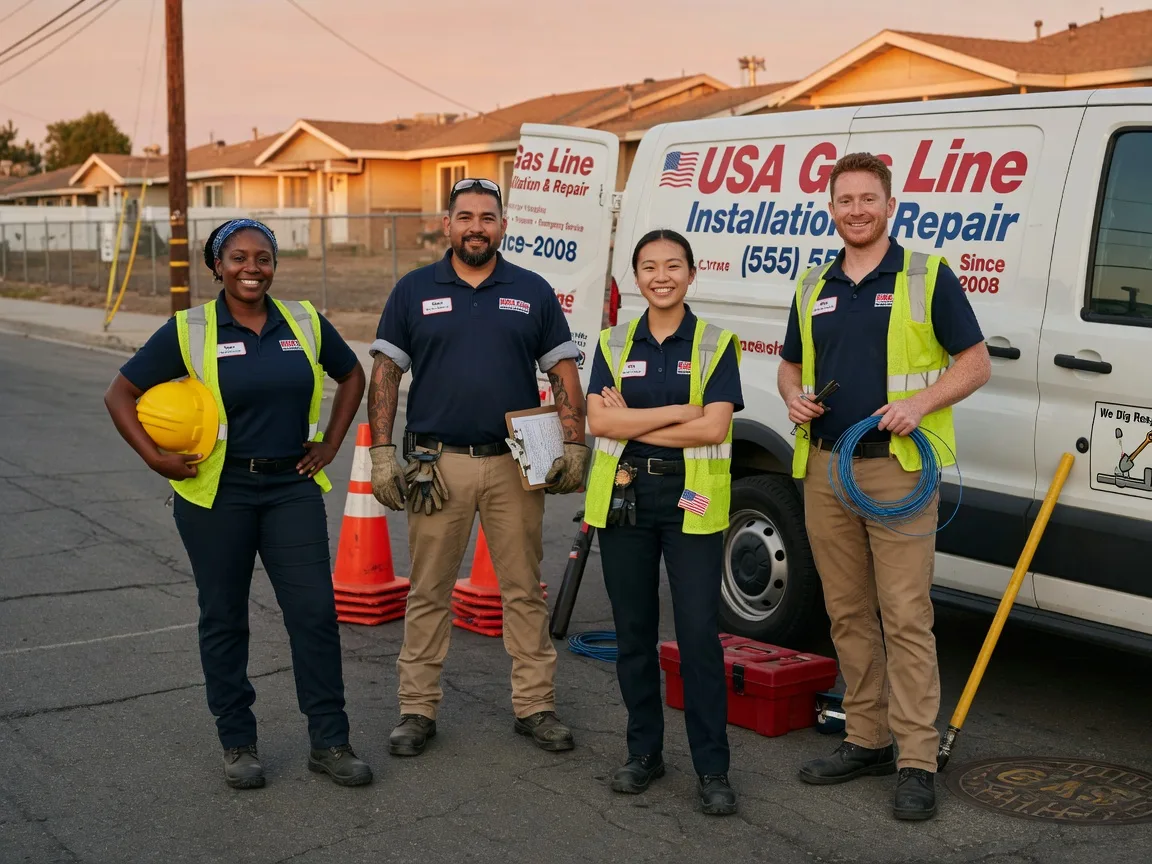 Gas Line Installation company in Dinuba, CA